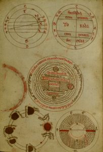 A page from a medieval Latin Timaeus (Bodleian MS Digby 23 Fol. 52v)