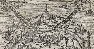 Detail of an image of More's Utopia, Holbein 1518