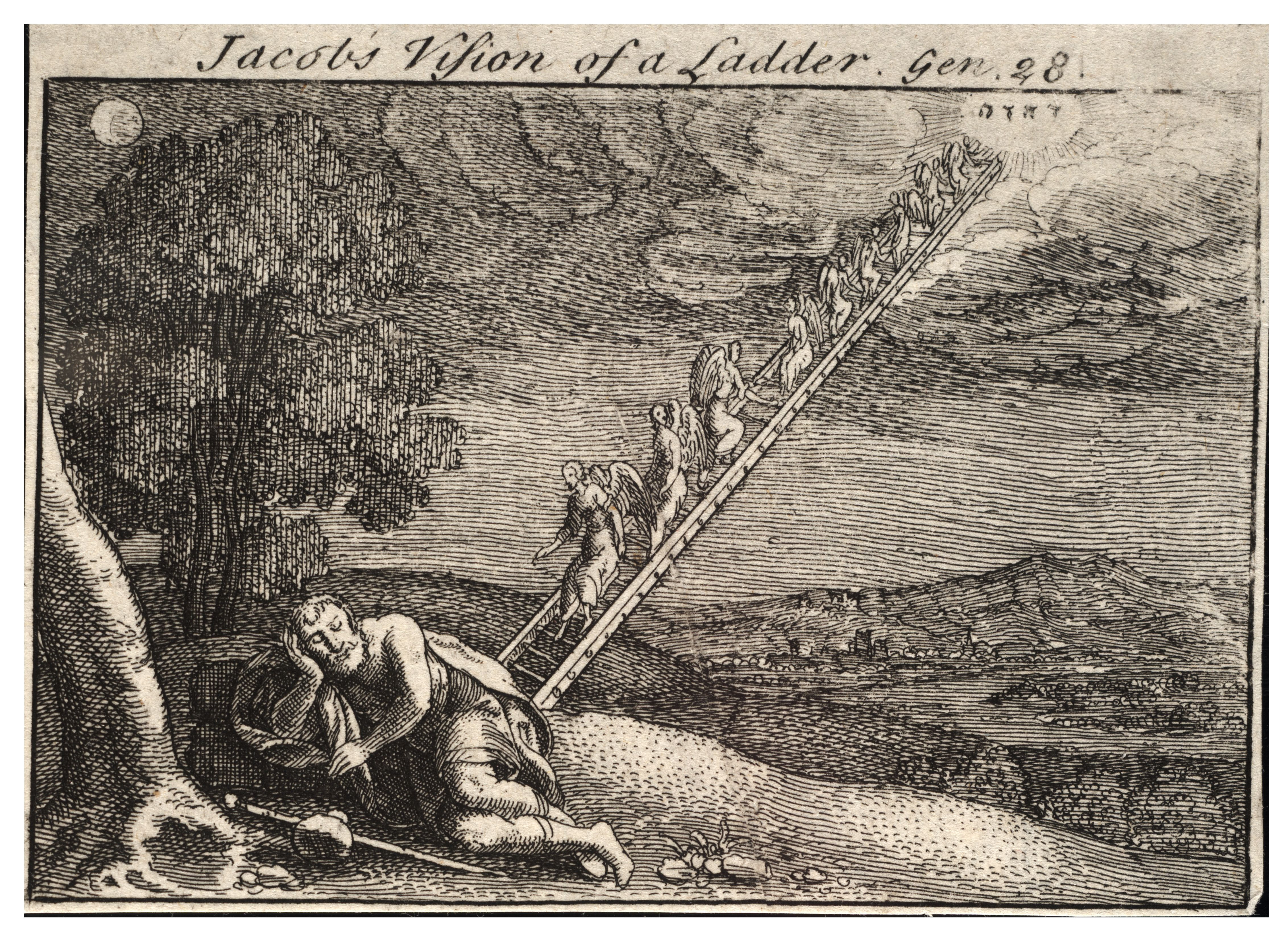 Jacob's Ladder by Wenceslas Hollar