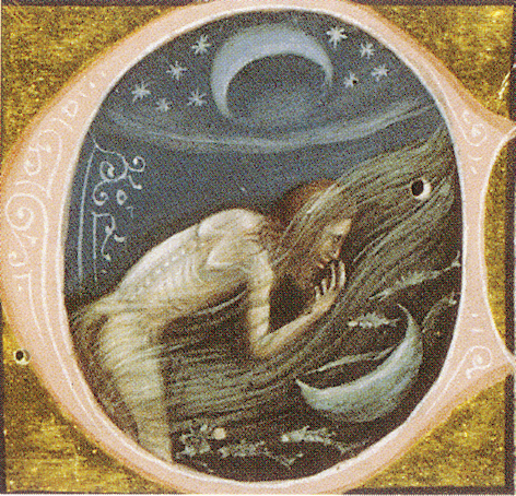 Lucius returns to human form, from ms. Vat. Lat. 2194 (1345)