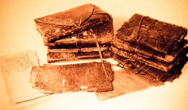 Some Nag Hammadi codices.
